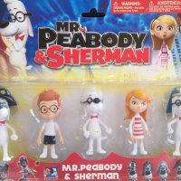 Фигурки на Мистър Пибоди и Шърман (Mr. Peabody & Sherman)