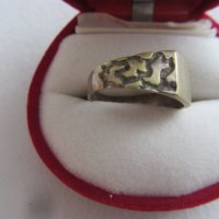 Мъжки сребърен пръстен, снимка 3 - Пръстени - 37188212