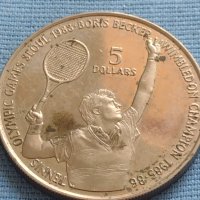 Юбилейна монета от олимпийски игри СЕУЛ тенис БОРИС БЕКЕР 30318, снимка 7 - Нумизматика и бонистика - 42697158