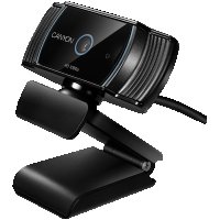 Уеб Камера CANYON CNS-CWC5 Черна 1080p Full HD Вграден микрофон Функциите за автоматично фокусиране , снимка 2 - Камери - 36642963