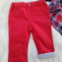 Риза панталон и коледна блуза 3-6 месеца, снимка 9 - Комплекти за бебе - 30171674