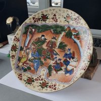 Красива антикварна чиния, снимка 4 - Антикварни и старинни предмети - 38180319