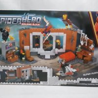 Лего Super Heroes - Спайдърмен в работилницата 355 части, снимка 1 - Конструктори - 44323596