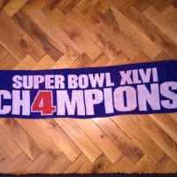 Super Bowl XLVI New York Giants 2011 шал , снимка 3 - Футбол - 31762331