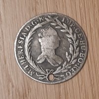 Антични сребърни монети М Тереза 1764 Фердинанд и възрожденски пръстен, снимка 3 - Нумизматика и бонистика - 31603492
