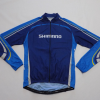 вело горнище shimano джърси тениска шосе колоездене мъжко оригинал XL, снимка 1 - Спортни дрехи, екипи - 44752004
