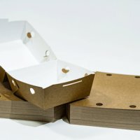 Картонени кутии за бургери за еднократна употреба, снимка 2 - Кутии за съхранение - 33734512