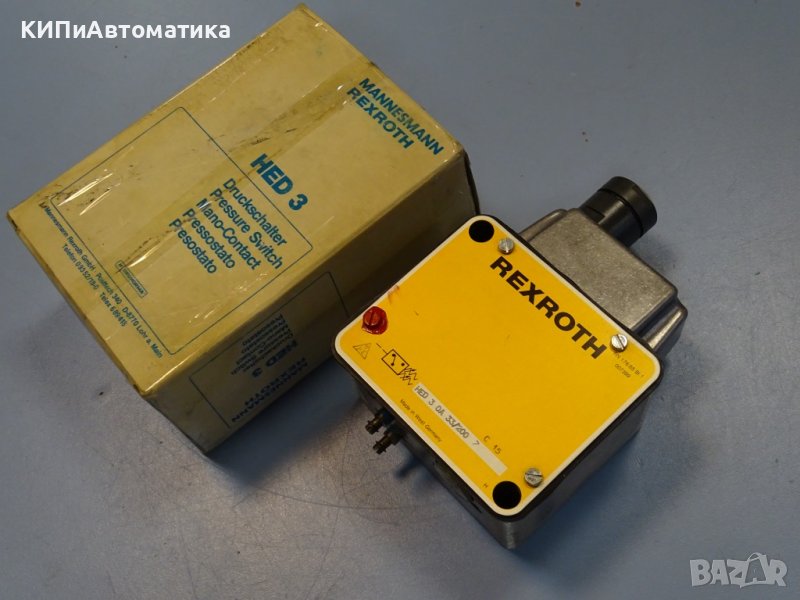 пресостат за налягяне Rexroth HED 3 OA 33/200 Bourdon tube pressure switch, снимка 1