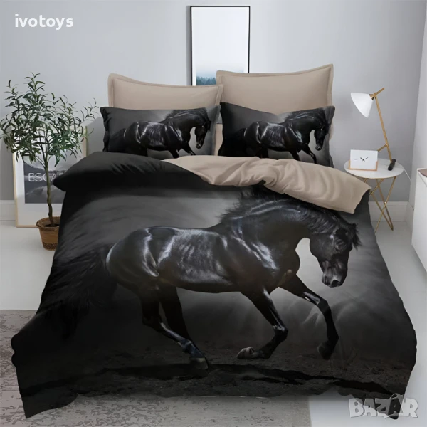 Двулицево спално бельо, 6 части (реално изображение) - Модел WS18090, снимка 1