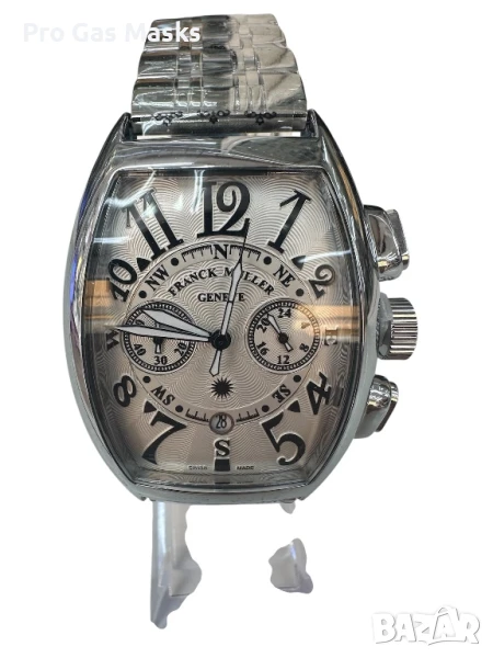 Часовник Franck Muller Geneva НОВО Stainless Steel само за 200 лв с дървена кутия, снимка 1