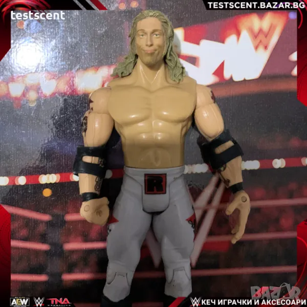 Екшън фигура WWE Edge Rated R Superstar WWE Jakks Pacific Ruthless Aggression figure играчка Grey, снимка 1