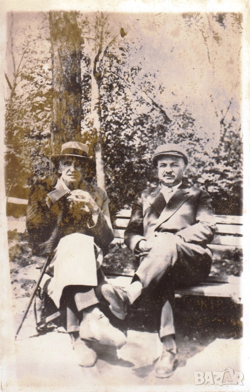 СТАРА РЯДКА СНИМКА НА СТОЯН ЗАИМОВ И НИКОЛА БОЙЧЕВ 1930, снимка 1