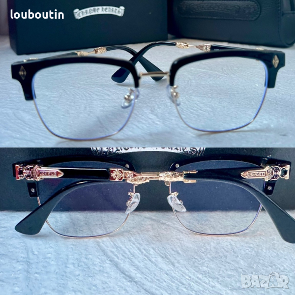 CHROME HEARTS прозрачни слънчеви,диоптрични рамки очила за компютър, снимка 1