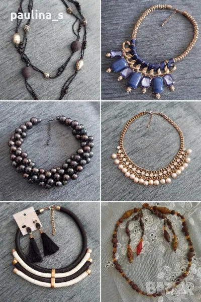 Колиета тип чокър, гердани ръчна изработка , снимка 1