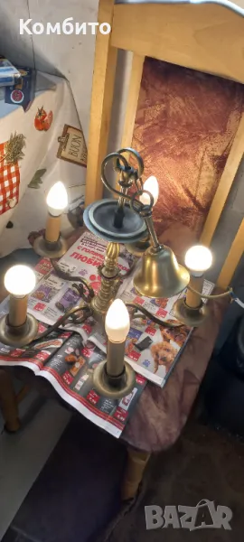 Стар бронзов полюлей , снимка 1