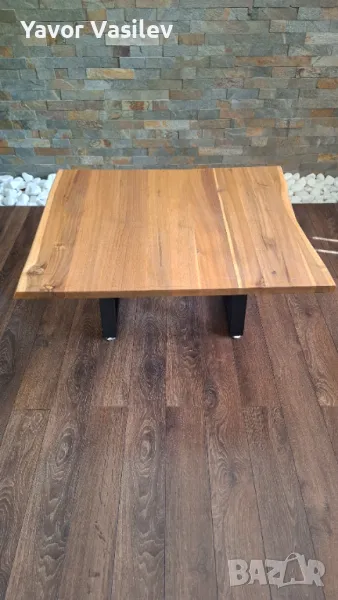 Холна маса с жив ръб, снимка 1