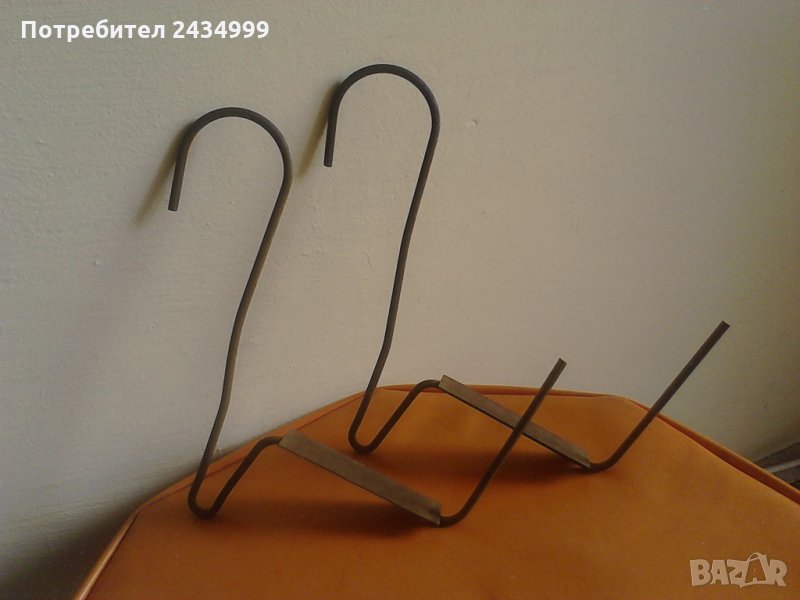 Продавам железни куки за сандьчета за цветя., снимка 1