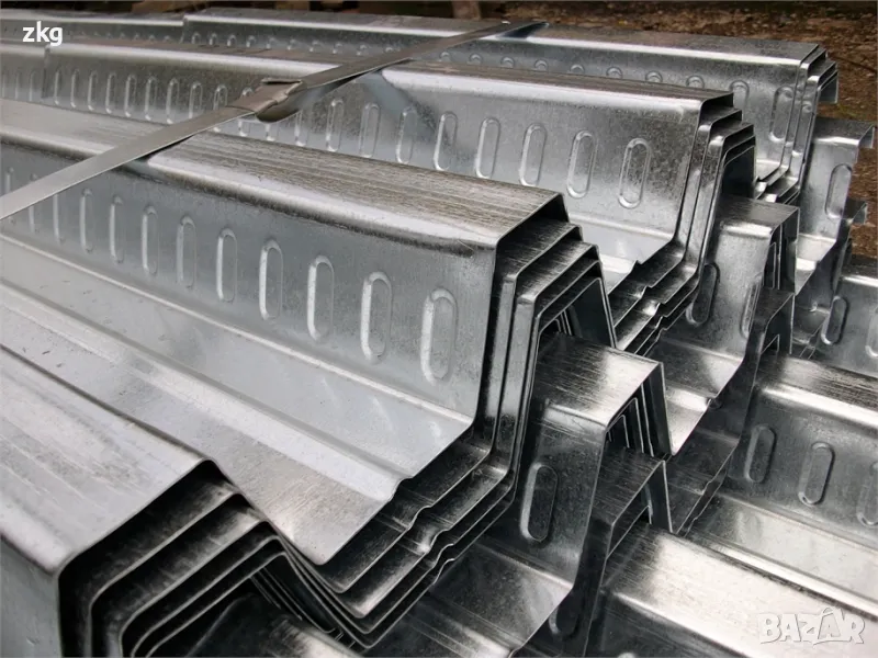 Оставащ кофраж от трапецовидна поцинкована ламарина TR50, TR73 и TR100, снимка 1