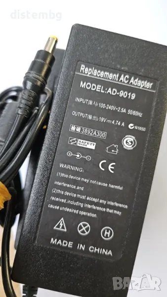 АC адаптер 19V 4.74A за Samsung AD-9019, снимка 1