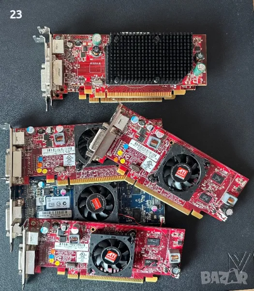 Лот 6бр. видео карти Ati Radeon HD4550 - DMS-59, снимка 1