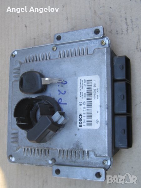 Компютър ECU с ключ и имобилайзер за Opel Movano Renault Master 2.2 DCI 0281010320, HOM 82, снимка 1