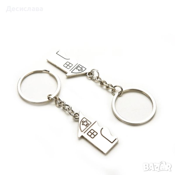 Двоен ключодържател-къщичка, снимка 1