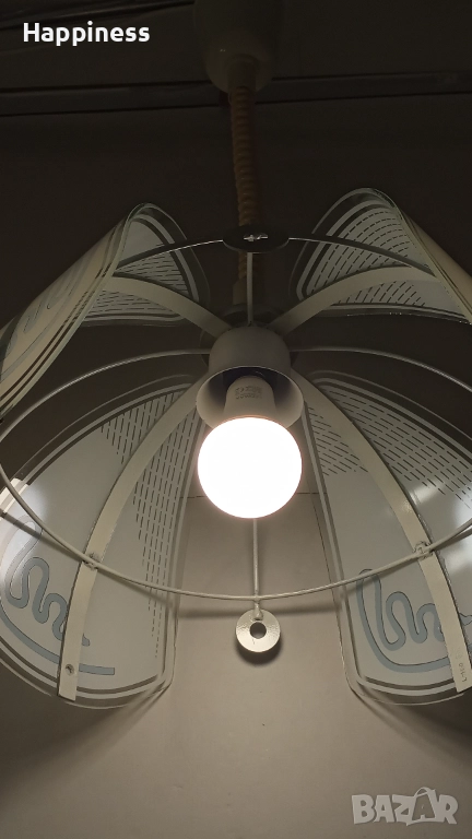 Абажур (Полилей) метален с 4 стъкла, снимка 1