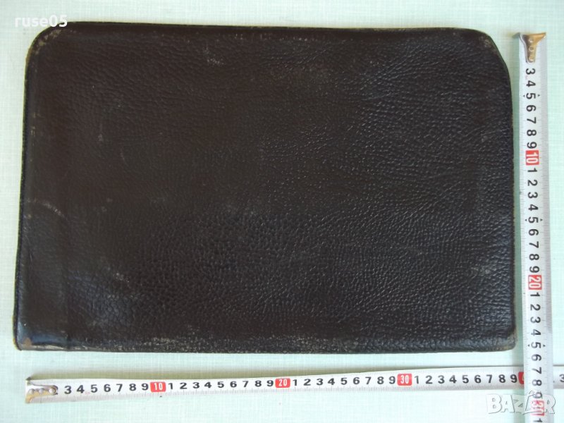 Папка стара кожена от ранния соц, снимка 1