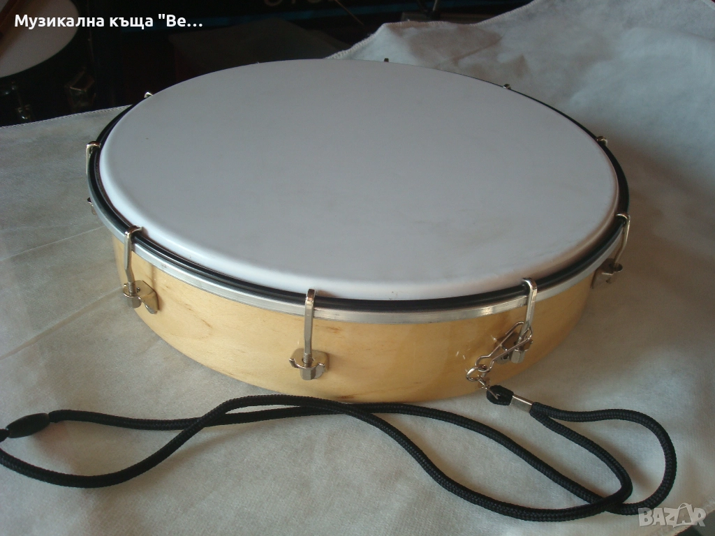 Дайре дървено с кожа , снимка 1