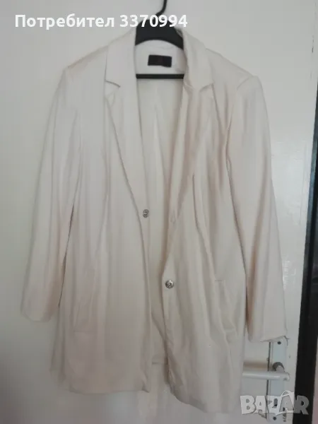 Класическо бяло сако на марката EMILIA LAY , снимка 1