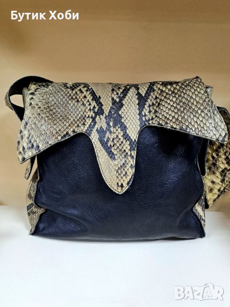 Голяма чанта от питон, снимка 1