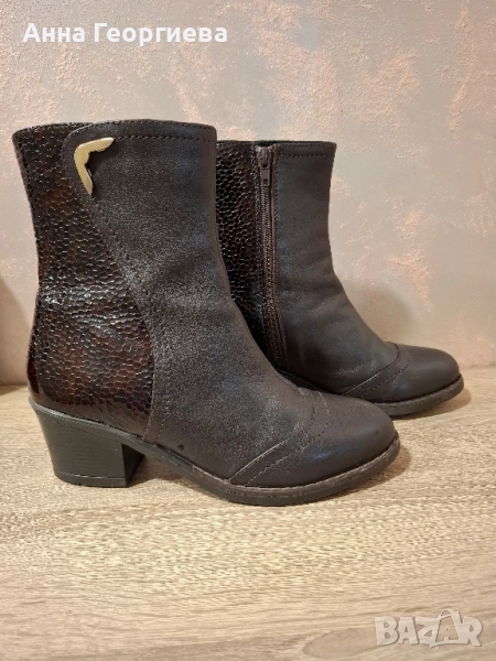Дамски боти естествена кожа., снимка 1