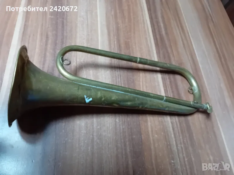 стара музикална  тръба, снимка 1