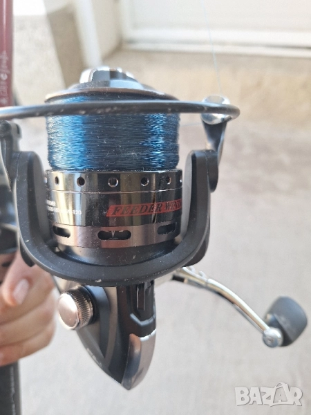 въдица symbios 4,20m + макара FL6000 feeder wind, снимка 1