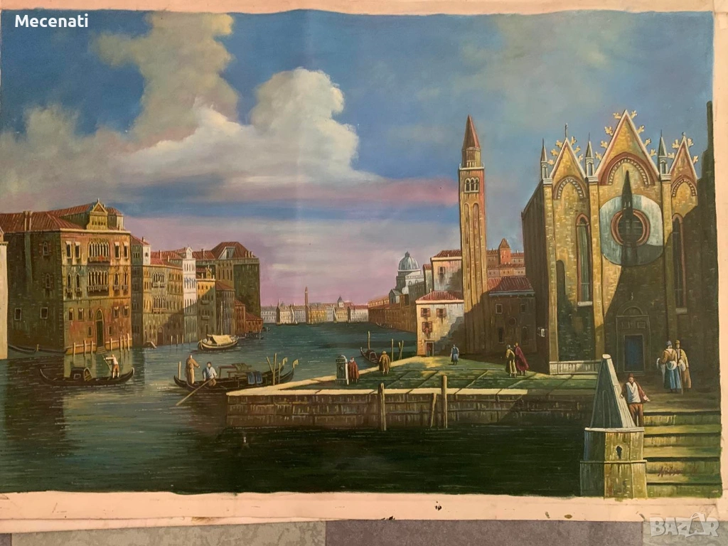 НИЛСОН (Nilson) ВЕНЕЦИЯ масло/платно, снимка 1