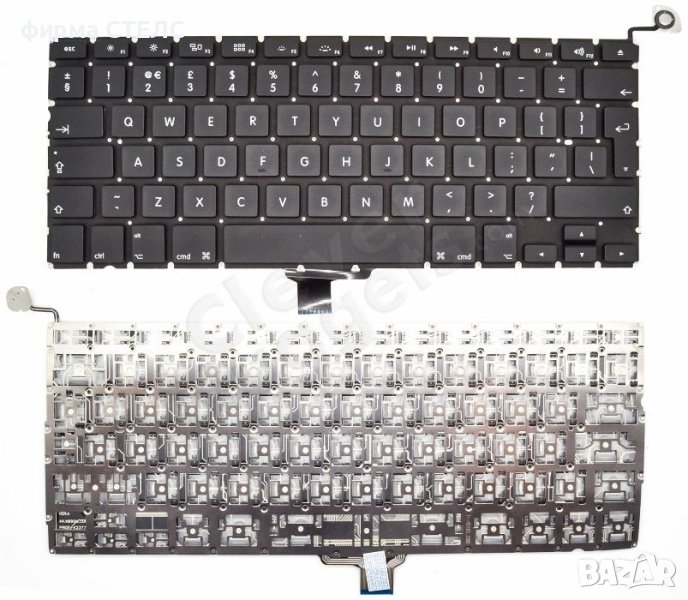 US UK Клавиатура Макбук Pro A1278 A1286 A1398 A1502 / Keyboard, снимка 1