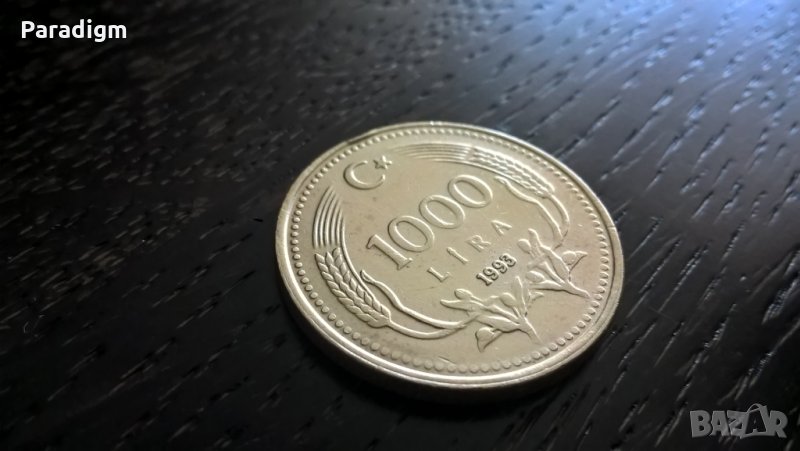 Монета - Турция - 1000 лири | 1993г., снимка 1
