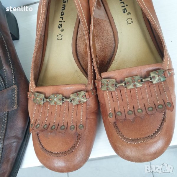 🎀🎁🎀 Подарявам Дамски обувки естествена кожа 39 номер, снимка 1