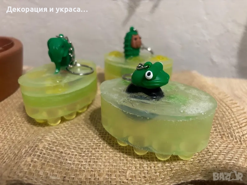 Детски  глицеринови сапуни с  изненада, снимка 1