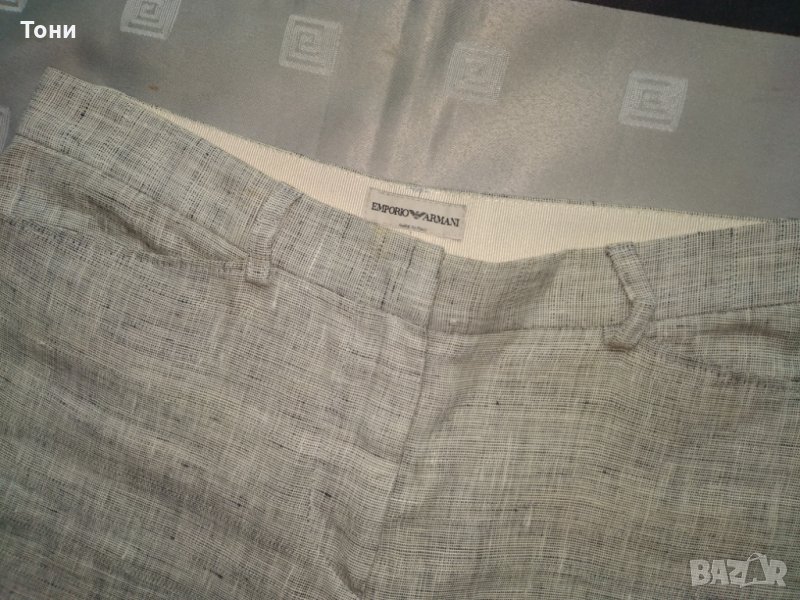 Панталон 100  % лен „Emporio Armani” , снимка 1