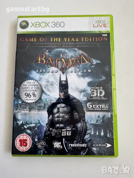 Batman Arkham Asylum - Game Of The Year Edition за Xbox 360, снимка 1
