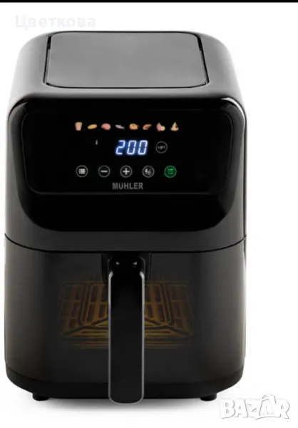 Фритюрник с горещ въздух MFX-515, 1500W, 5L, LED, снимка 1