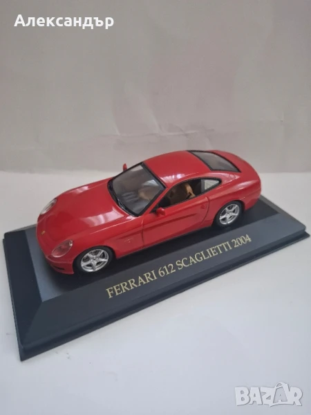 количка Wheels / IXO Ferrari 612 Scaglietti 2004, снимка 1