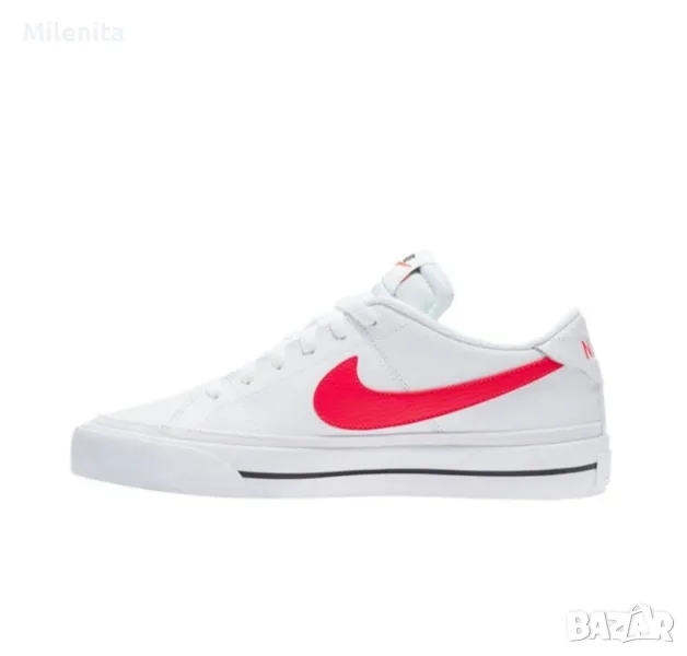 Черен петък!!!Nike - Кожени спортни обувки Court Legacy, Бял, 8.5, снимка 1