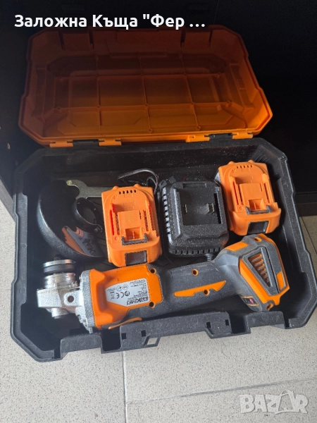 Нов! Ъглошлайф на батерия Baukraft, снимка 1