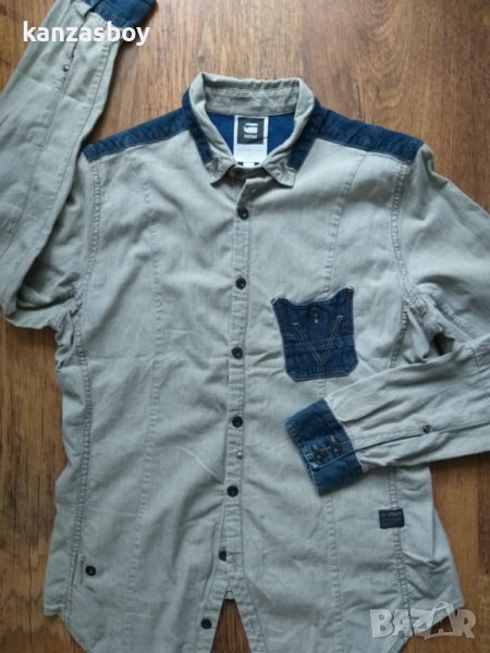 g-star comic 5620 long worker shirt wmn - страхотна дамска риза КАТО НОВА, снимка 1