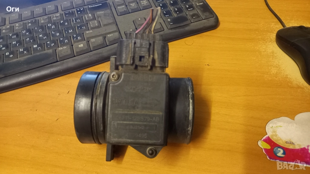 Дебитомер за Форд Пума и Фиеста 1.4 16V 96FP-12B579-AB, снимка 1