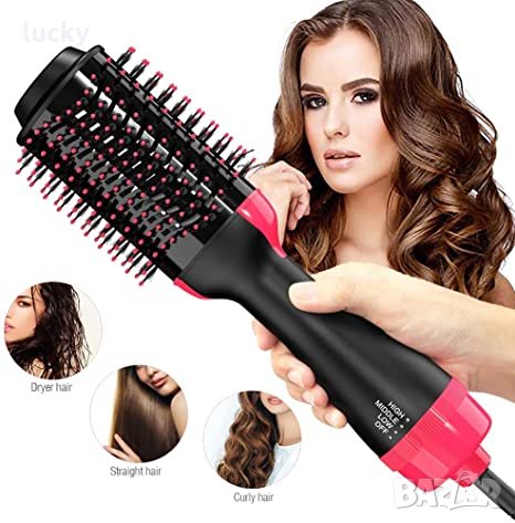 Четка за коса с горещ въздух 2 в 1 One-Step Hair Dryer, снимка 1