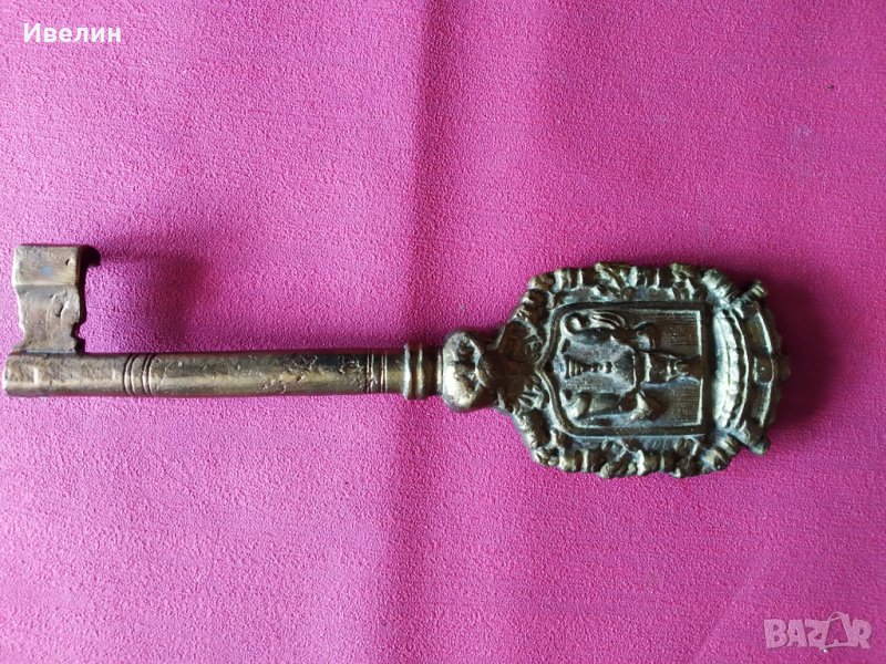 стар бронзов ключ , снимка 1