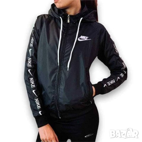 Дамско пролетно яке "Nike" с бродирано лого, снимка 1 - Якета - 44375416